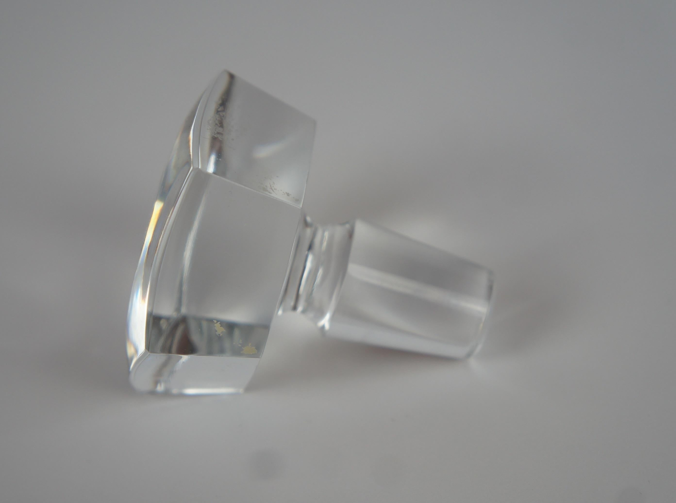 Mid-Century Baccarat Crystal Canterbury Whiskey Liquor Decanter Bottle 7