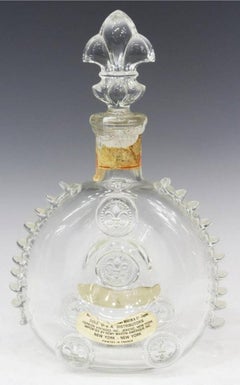 Decanter Louis XIII Empty Wine Bottle, 1920s Style Cognac Or