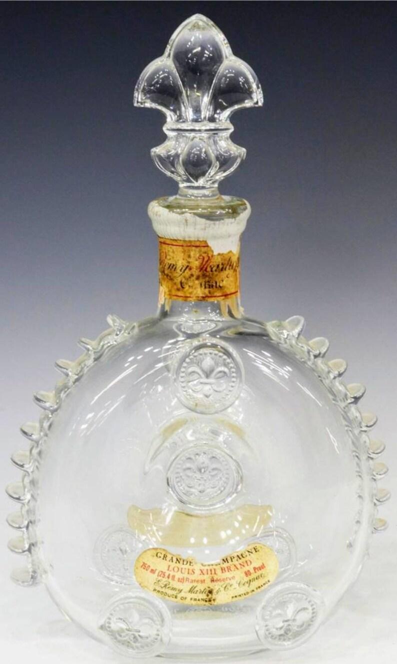 Français Carafe Remy Martin Louis XIII en cristal de Baccarat du milieu du siècle dernier