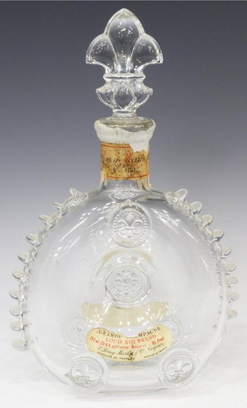 Carafe Remy Martin Louis XIII en cristal de Baccarat du milieu du siècle dernier Bon état à Forney, TX