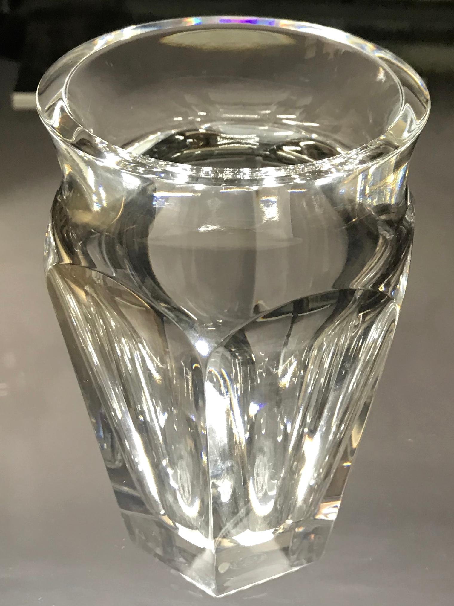 baccarat france crystal vase