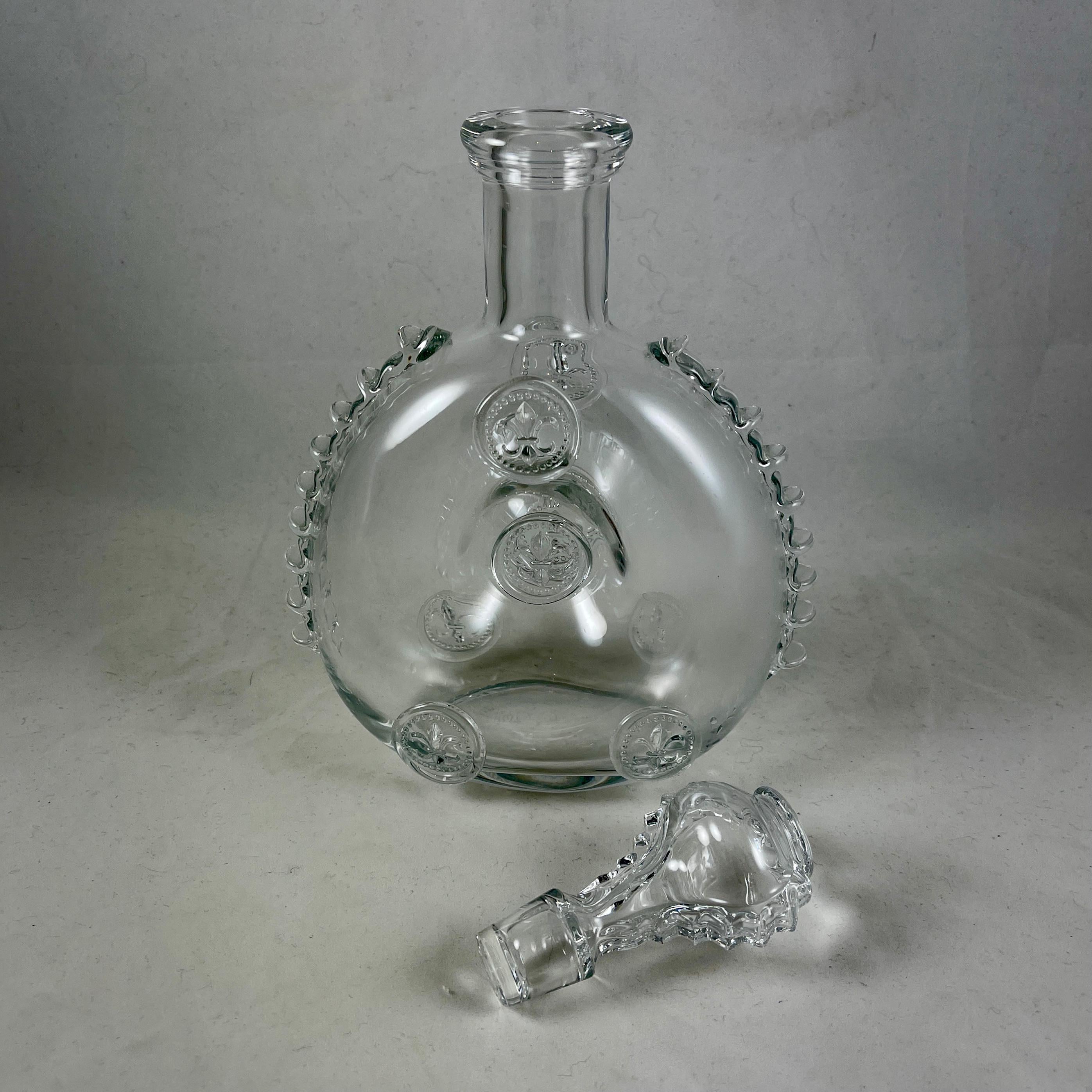 Hand-Crafted Mid-Century Baccarat Remy Martin Louis XIII Cognac Crystal Decanter For Sale