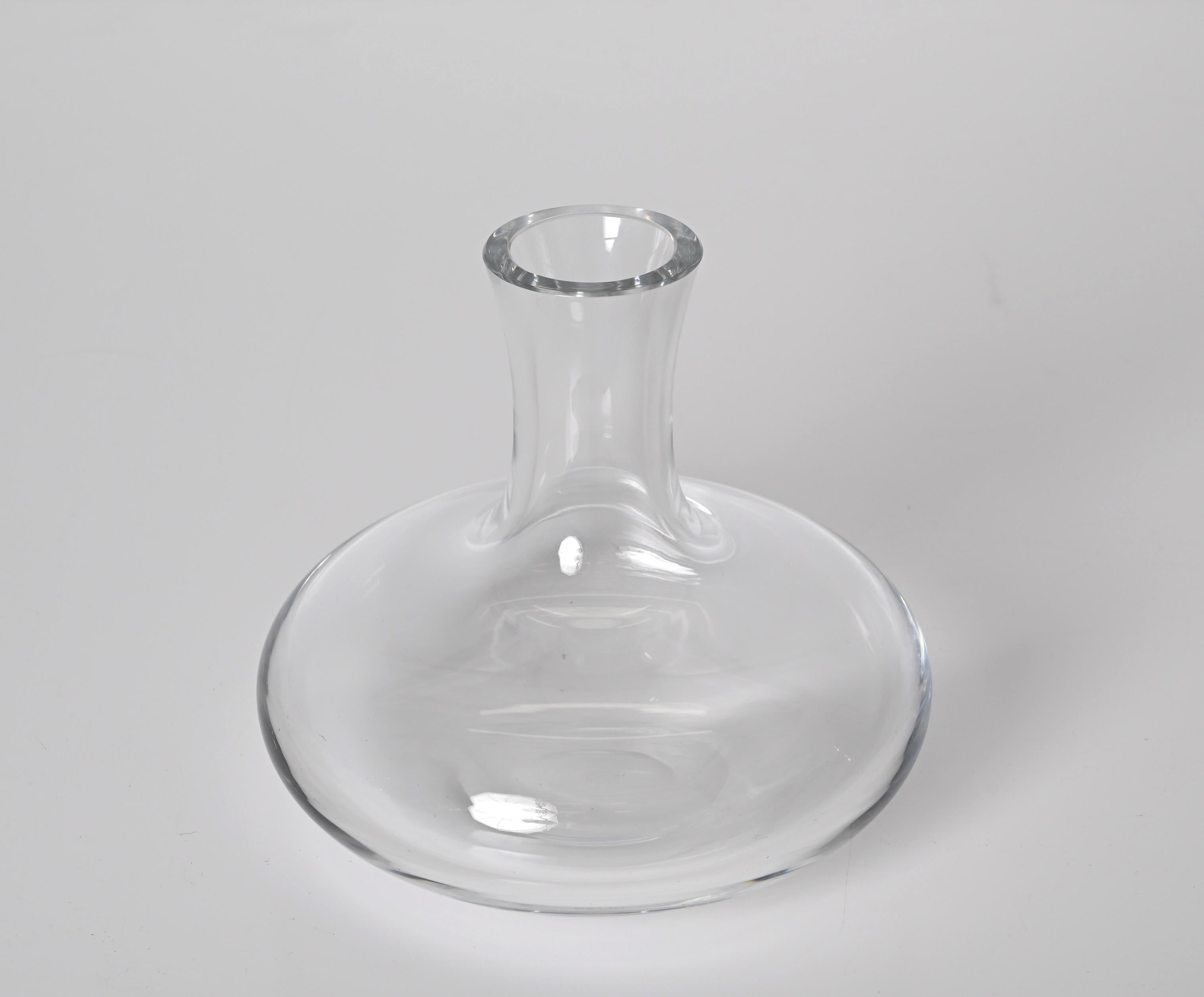 Midcentury Baccarat Signed Crystal Wine Decanter, France 11