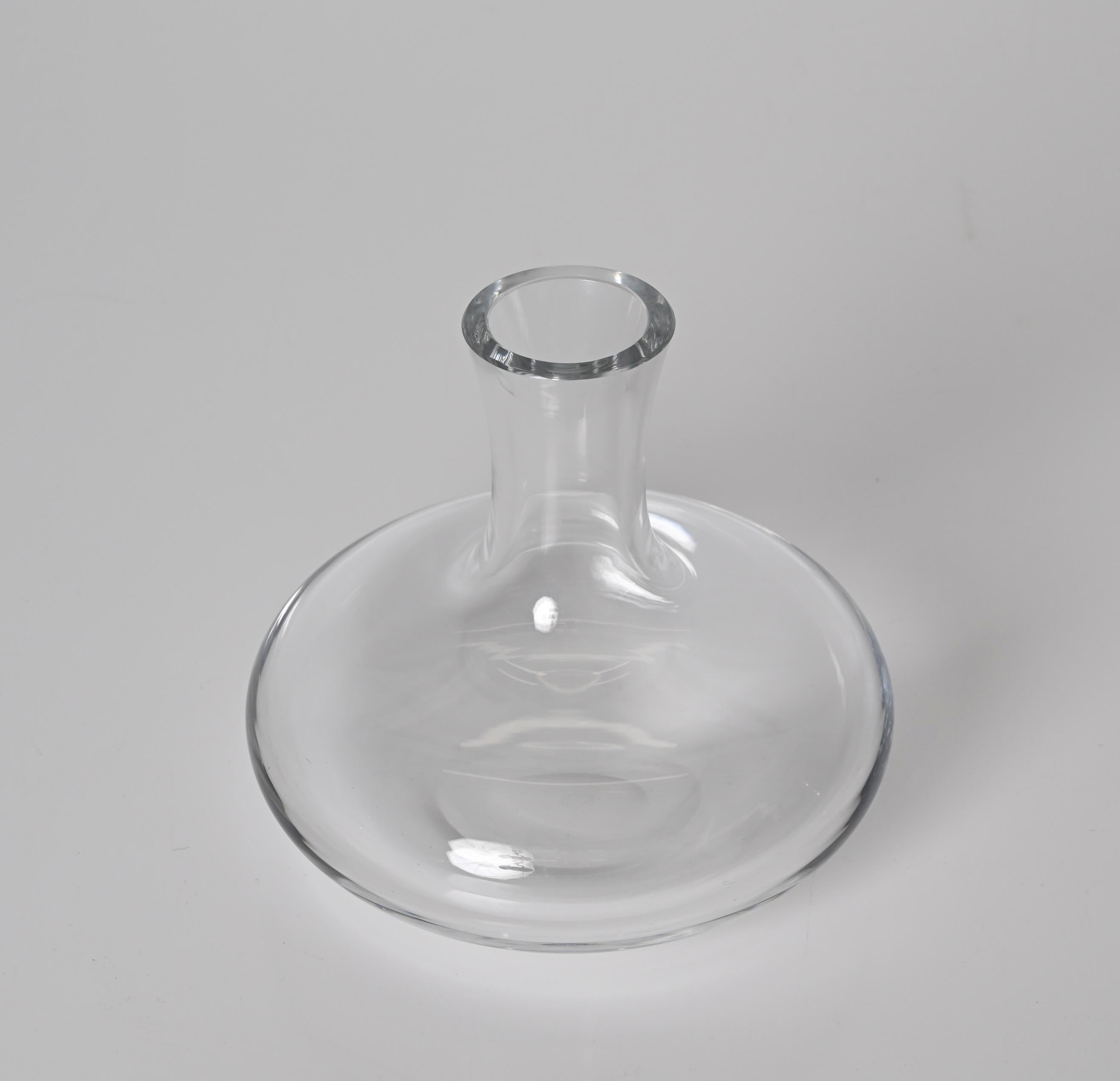 Midcentury Baccarat Signed Crystal Wine Decanter, France 12