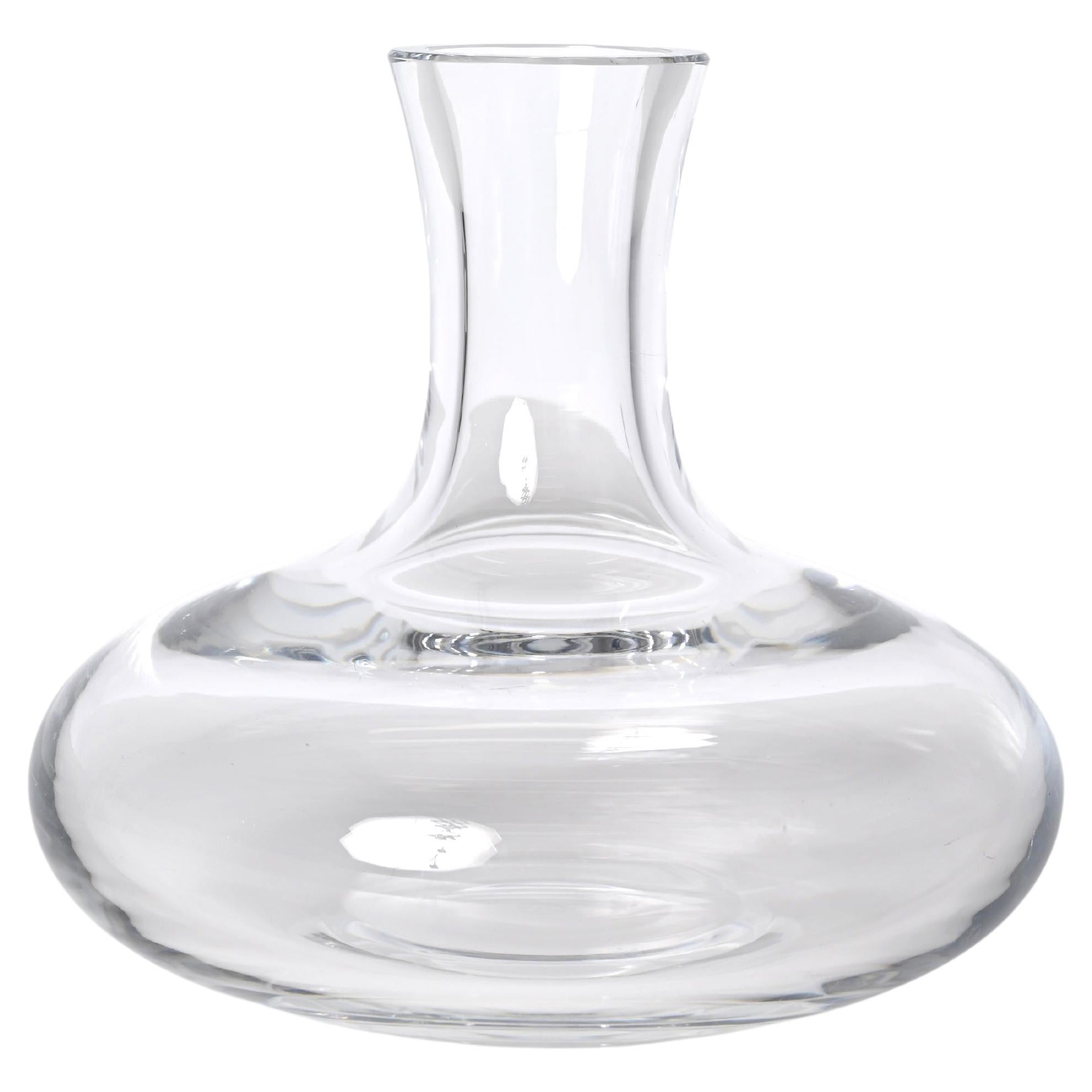 Beautiful Baccarat crystal wine decanter. Stamped on the bottom by the manufacture.
The quality of the crystal used by Baccarat is outstanding, known and admired throughout the world for centuries. 
The decanter is in fantastic conditions with no