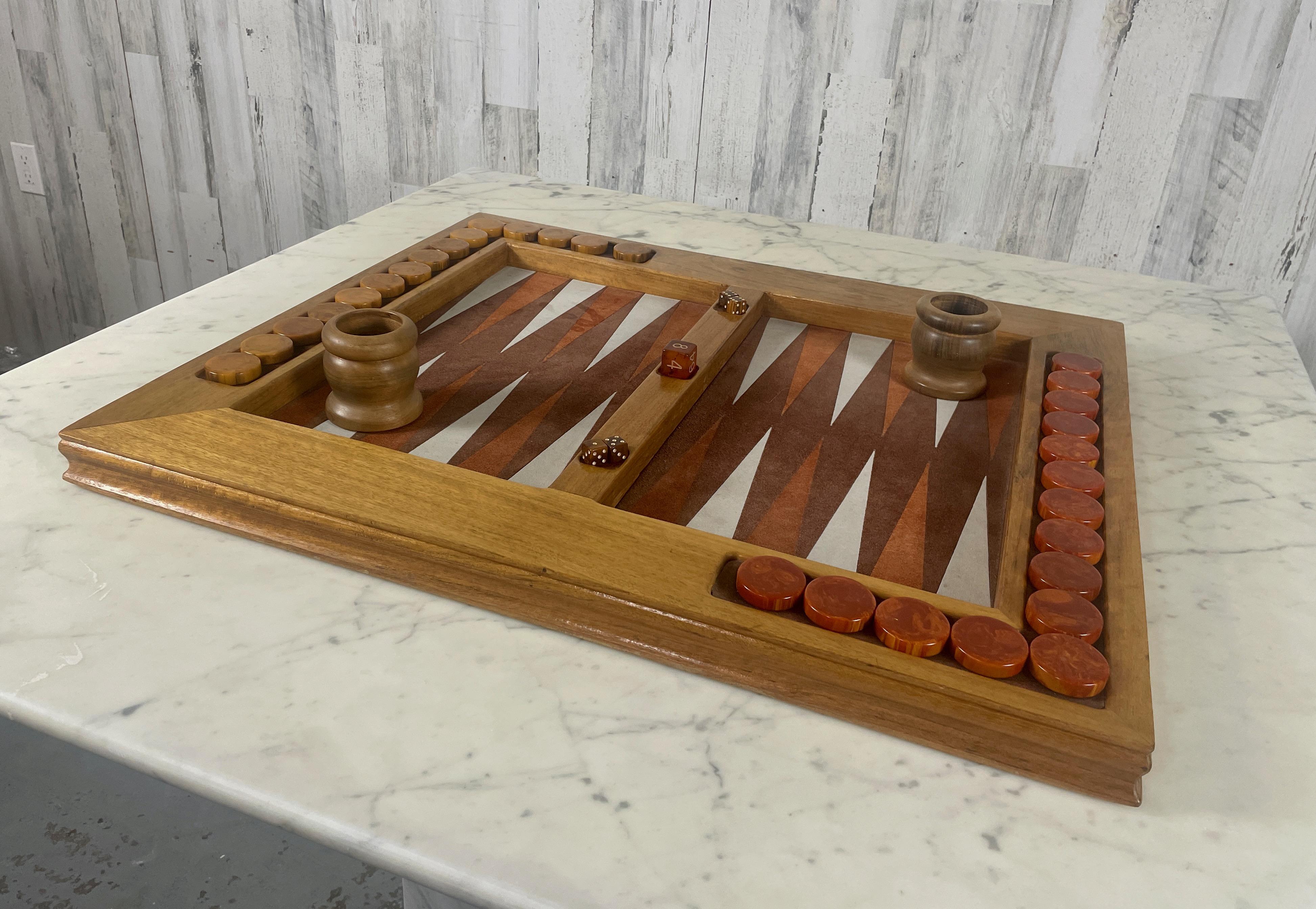 20th Century Mid Century Backgammon Game