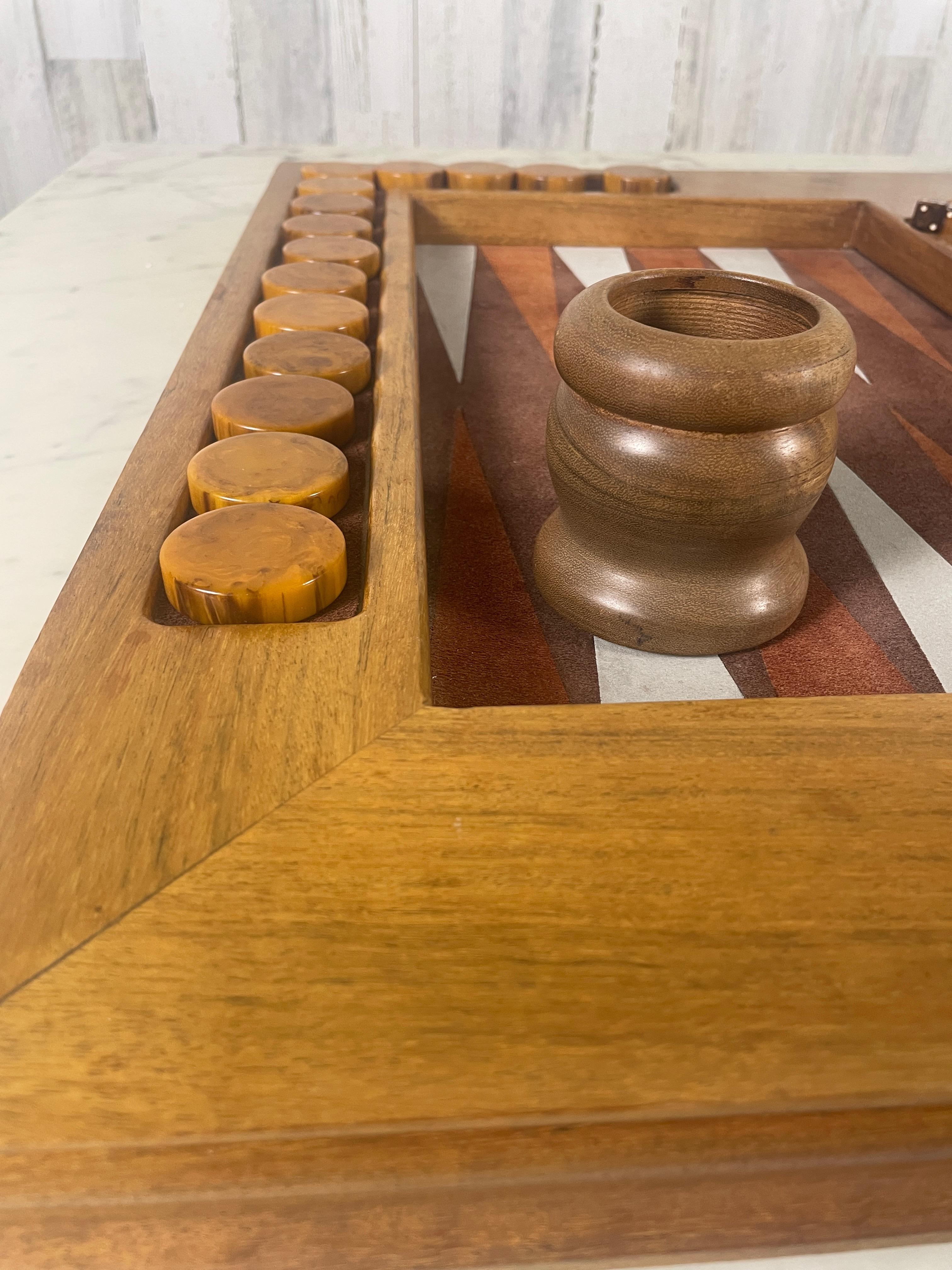 Mid Century Backgammon Game 1