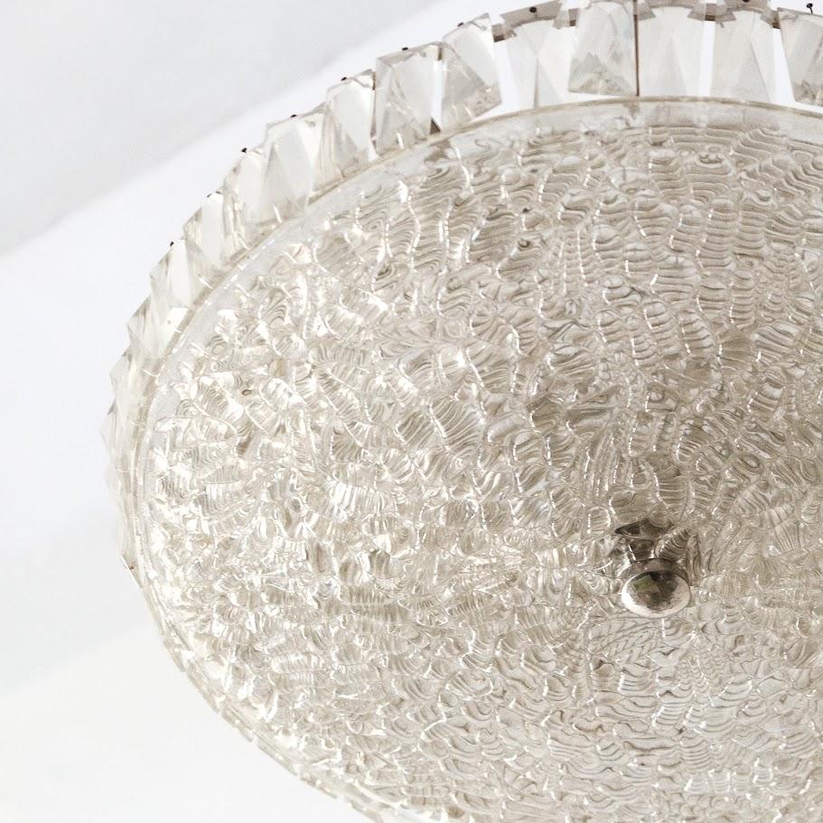 Austriaco Lampadario di metà secolo Bakalowits & Söhne dall'Austria degli anni '50 in vendita