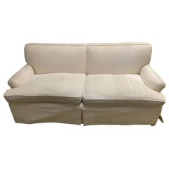 Mid-Century Baker Upholstered Two-Seat Sofa