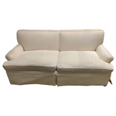 Mid-Century Baker Upholstered Two-Seat Sofa