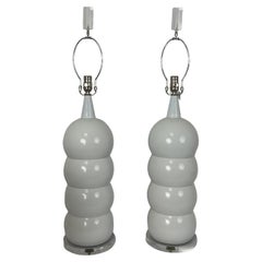 Mid Century Ball Lamps