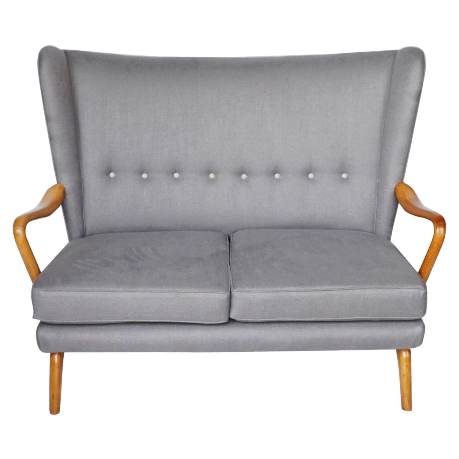 Mid-Century Bambino Two-Seat Sofa by Howard Keith for H.K Furniture