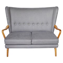 Retro Mid-Century Bambino Two-Seat Sofa by Howard Keith for H.K Furniture