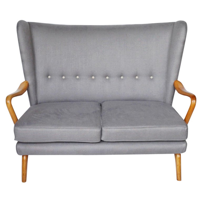 Mid-Century Bambino Two-Seat Sofa by Howard Keith for H.K Furniture For Sale