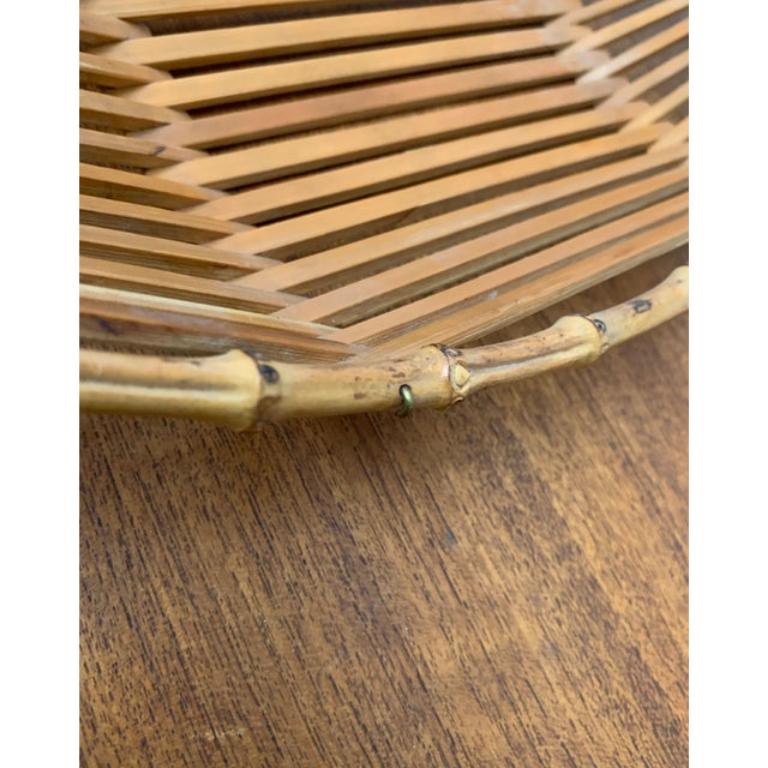 Bol en bambou et Wood Wood du milieu du siècle, années 1960 en vente 3