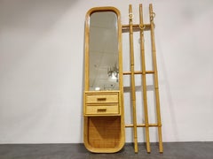 Midcentury Bamboo Coat Rack, 1960s