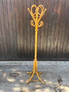 Mid-century Bamboo Coat Rack, 1960s