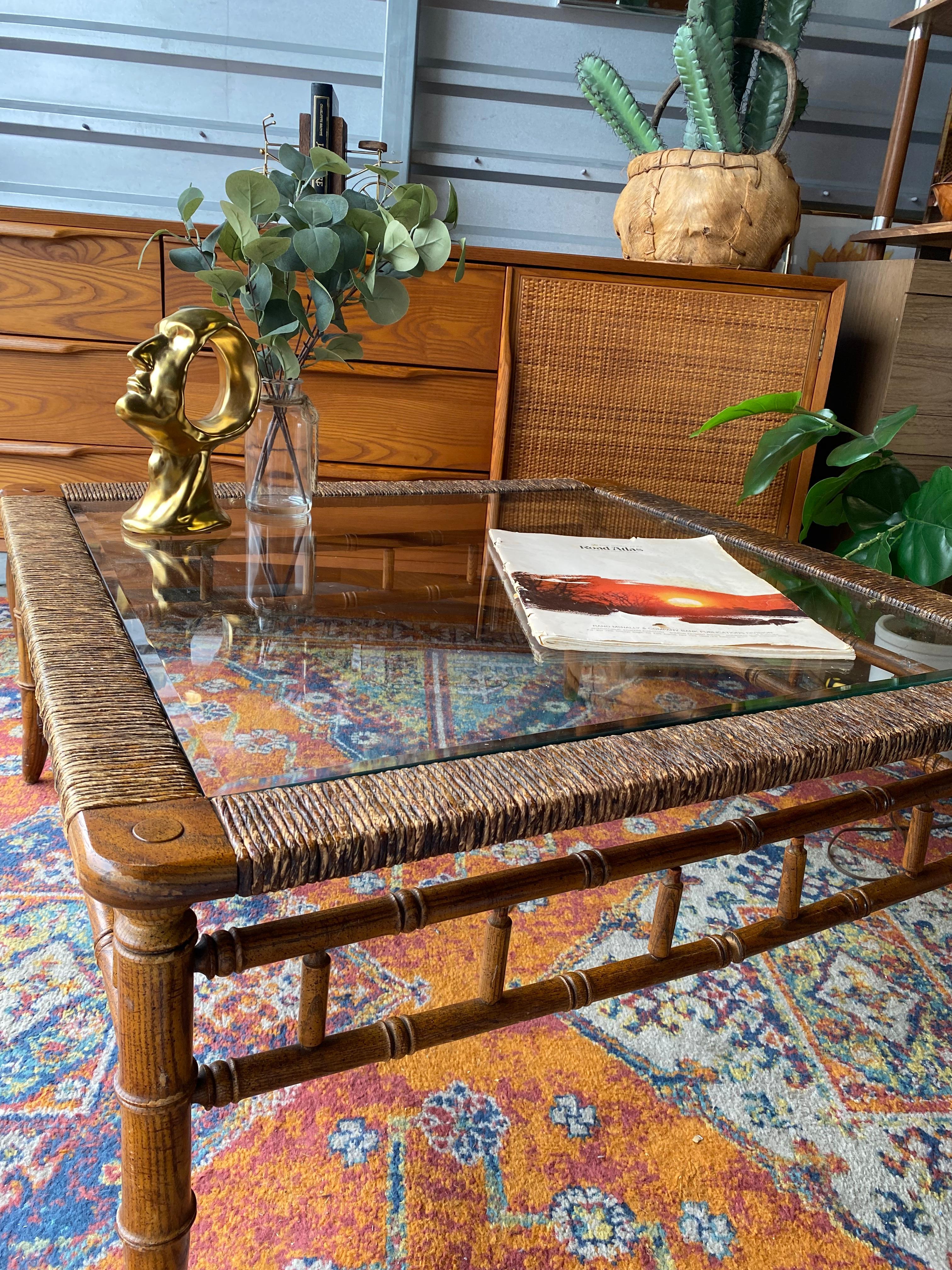 Beautiful midcentury vintage coffee table. Such a spectacular piece to add to your living space.