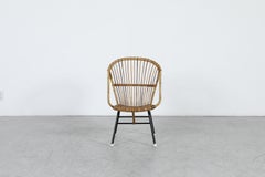 Mid-Century Bamboo Lounge Chair by Rohe Noordwolde