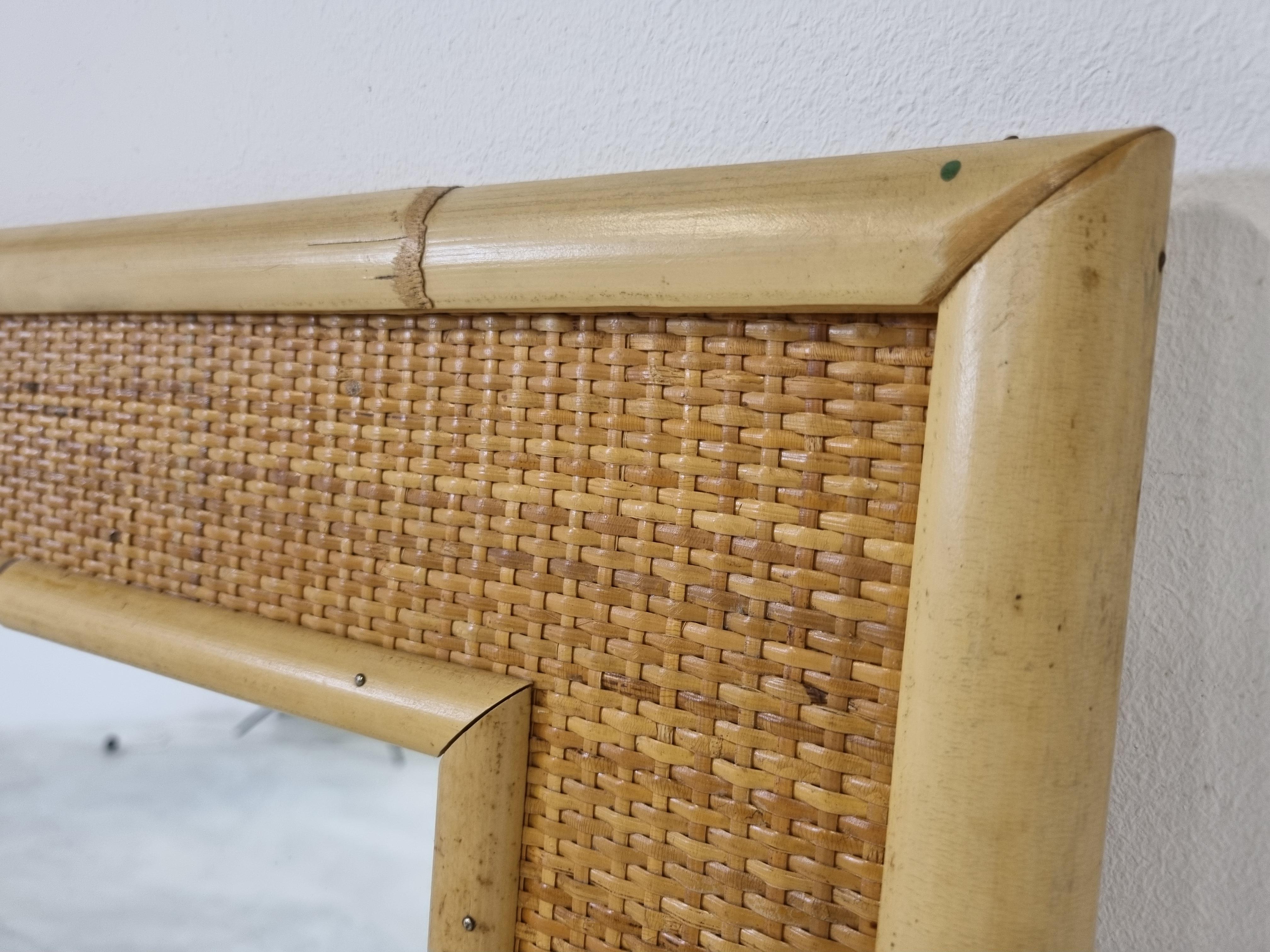 Bambù Specchio in bambù di Dal Vera del 1960 in vendita