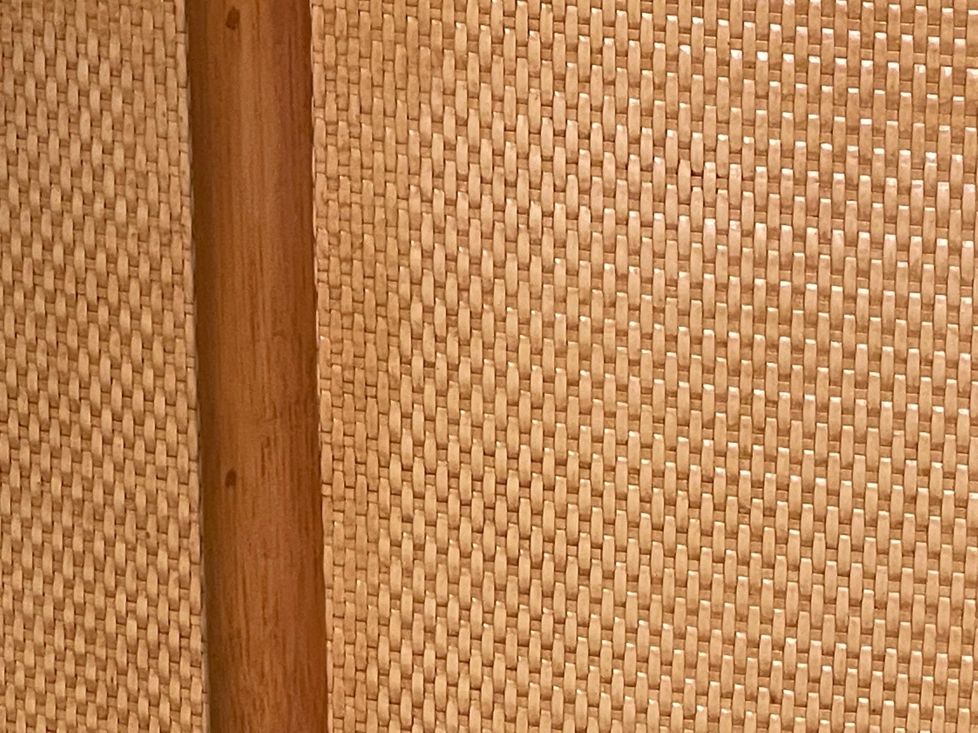 Mid-Century Bamboo Quarter Round Corner Bar 1