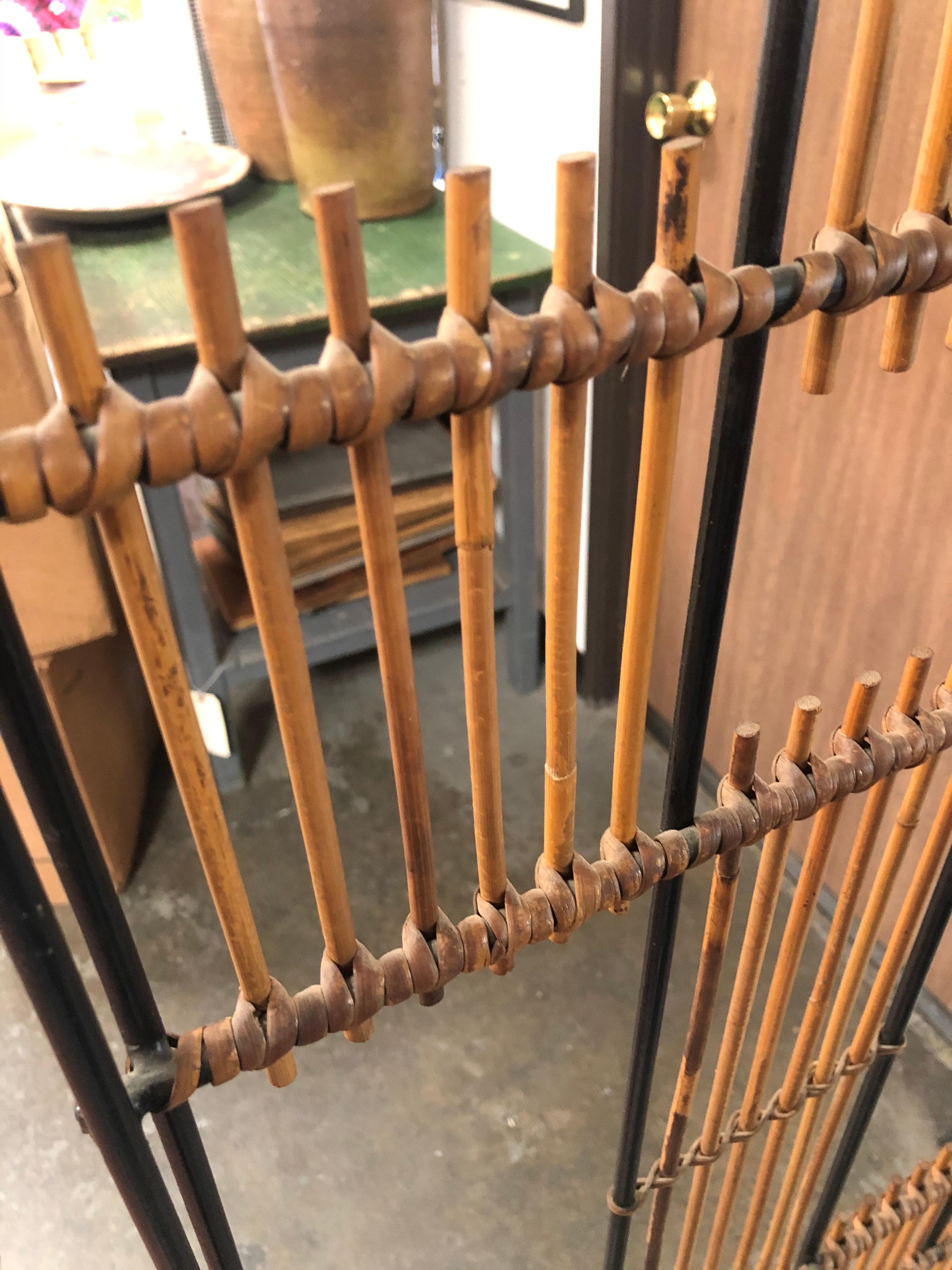 Mid-Century Modern Midcentury Bamboo Screen For Sale