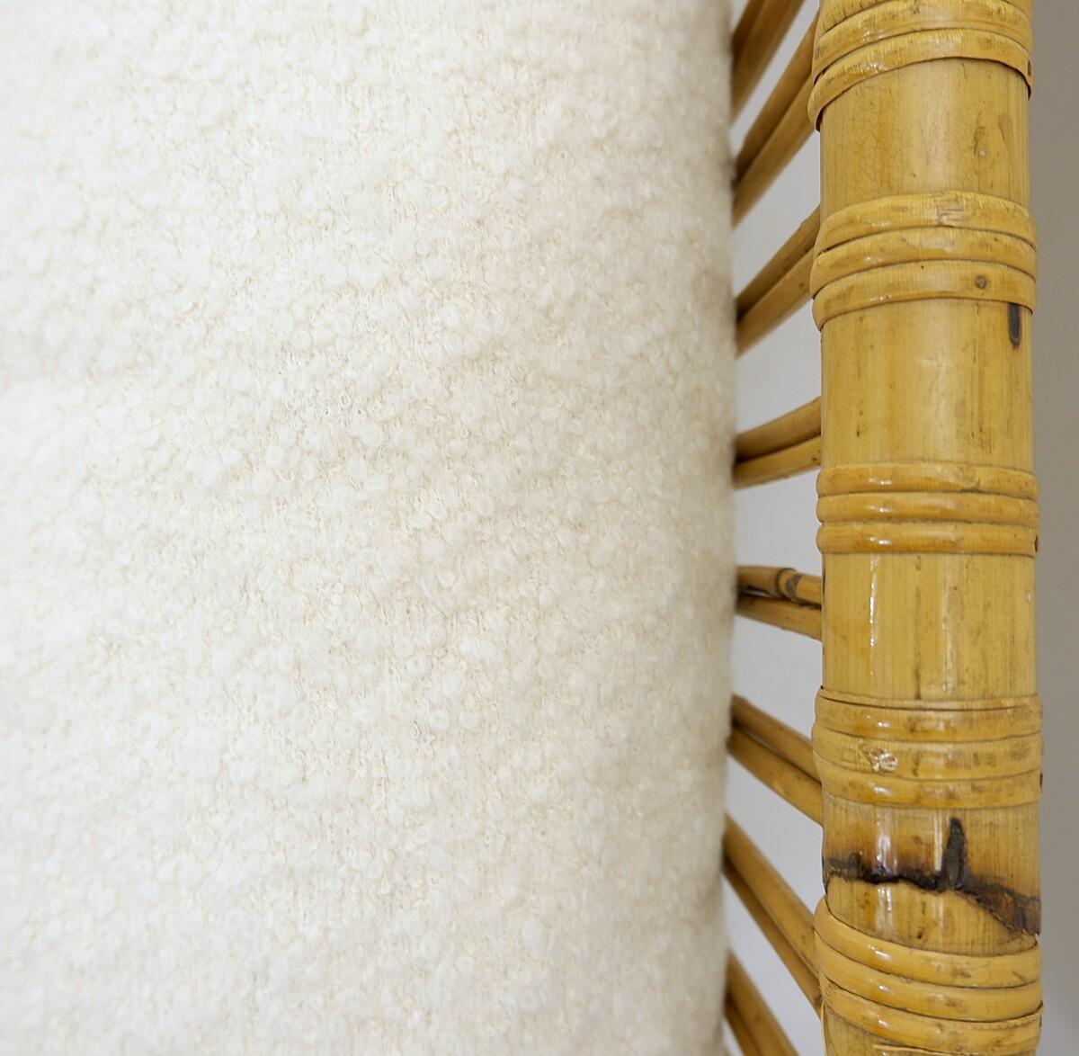 Mid-Century Bamboo Single / Day Bed, Italy 1960s 1