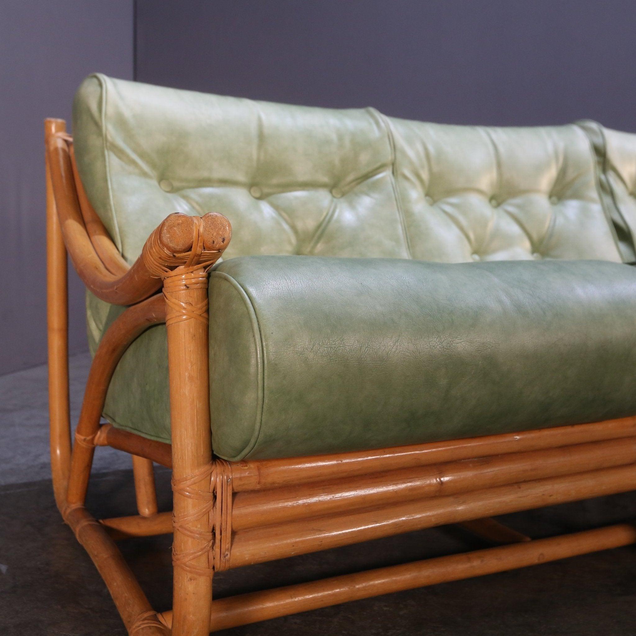 Bambus-Sofa aus der Mitte des Jahrhunderts von Angraves of Leicester im Angebot 1