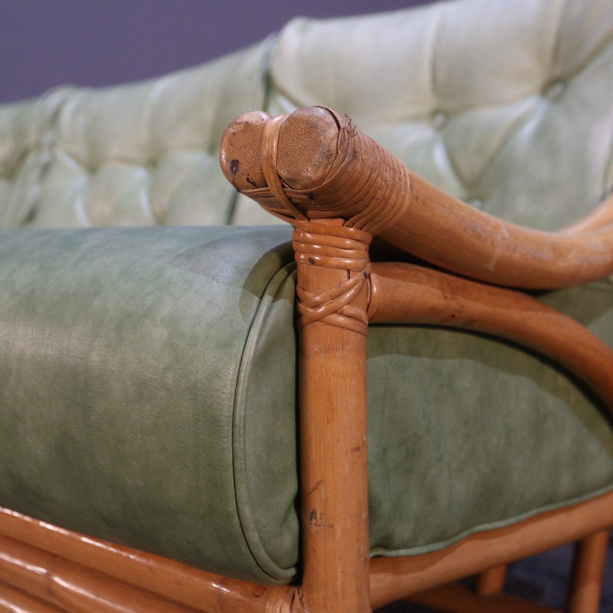 Bambus-Sofa aus der Mitte des Jahrhunderts von Angraves of Leicester im Angebot 2