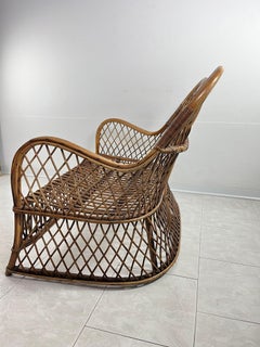 Mid-Century Bamboo Sofa, 1960s