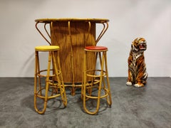 Midcentury Bamboo Tiki Bar, 1960s
