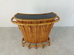 Mid century Bamboo Tiki Bar, 1960s