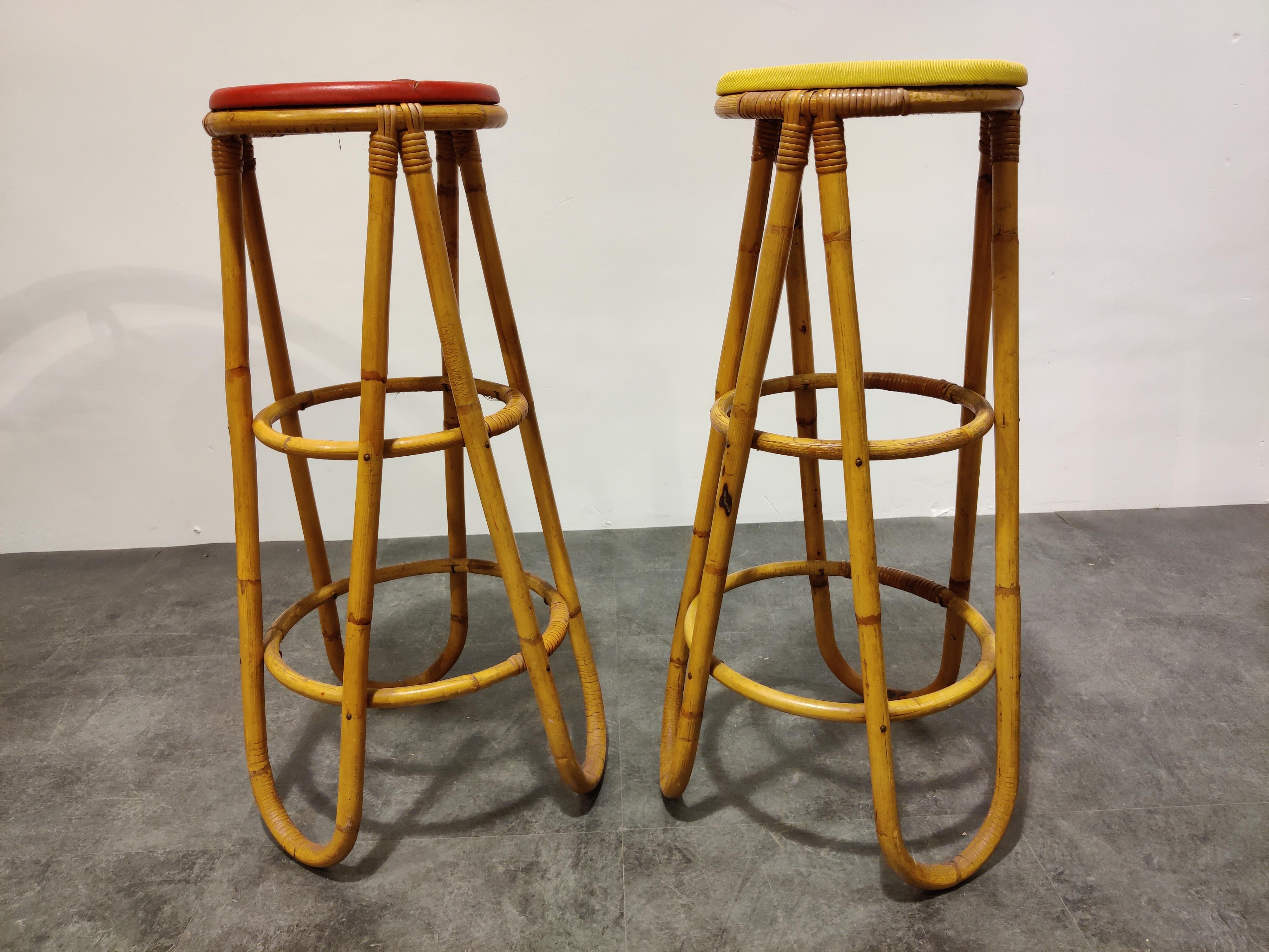 Midcentury Bamboo Tiki Bar, 1960s In Good Condition In Leuven, Vlaams Gewest