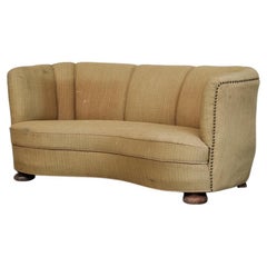Mid-Century 'Banana' Danish Sofa (for upholstery)
