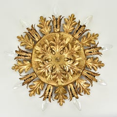 Mid Century Banci Firenze Flush Mount 9 Light