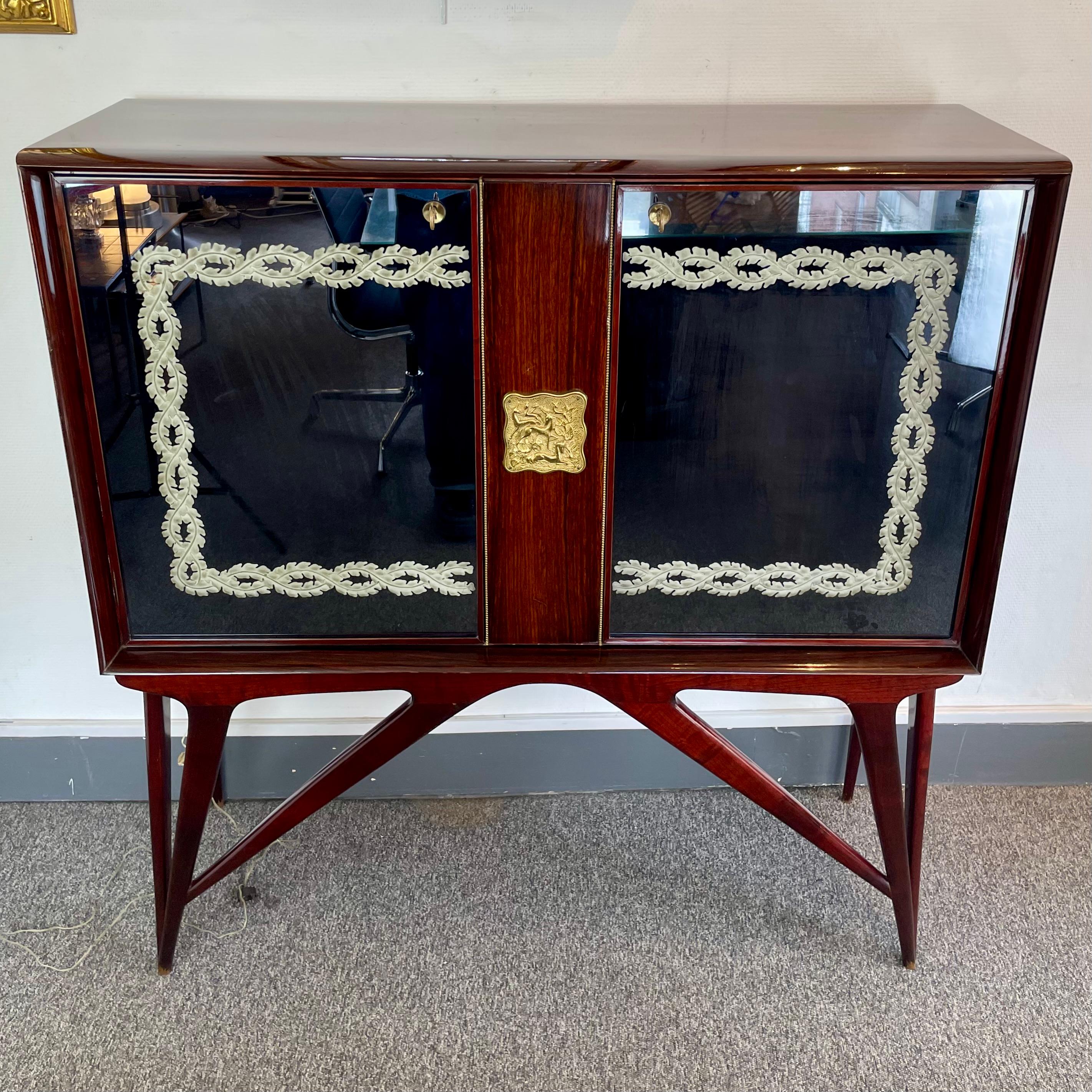 Mueble bar de mediados de siglo, años 40~50 en venta 13