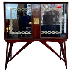 Meuble de bar du milieu du siècle, années 1940~50