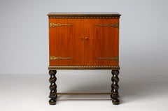 Mobile bar di metà secolo di Möbelproduktion AB, Svezia, 1950 ca.