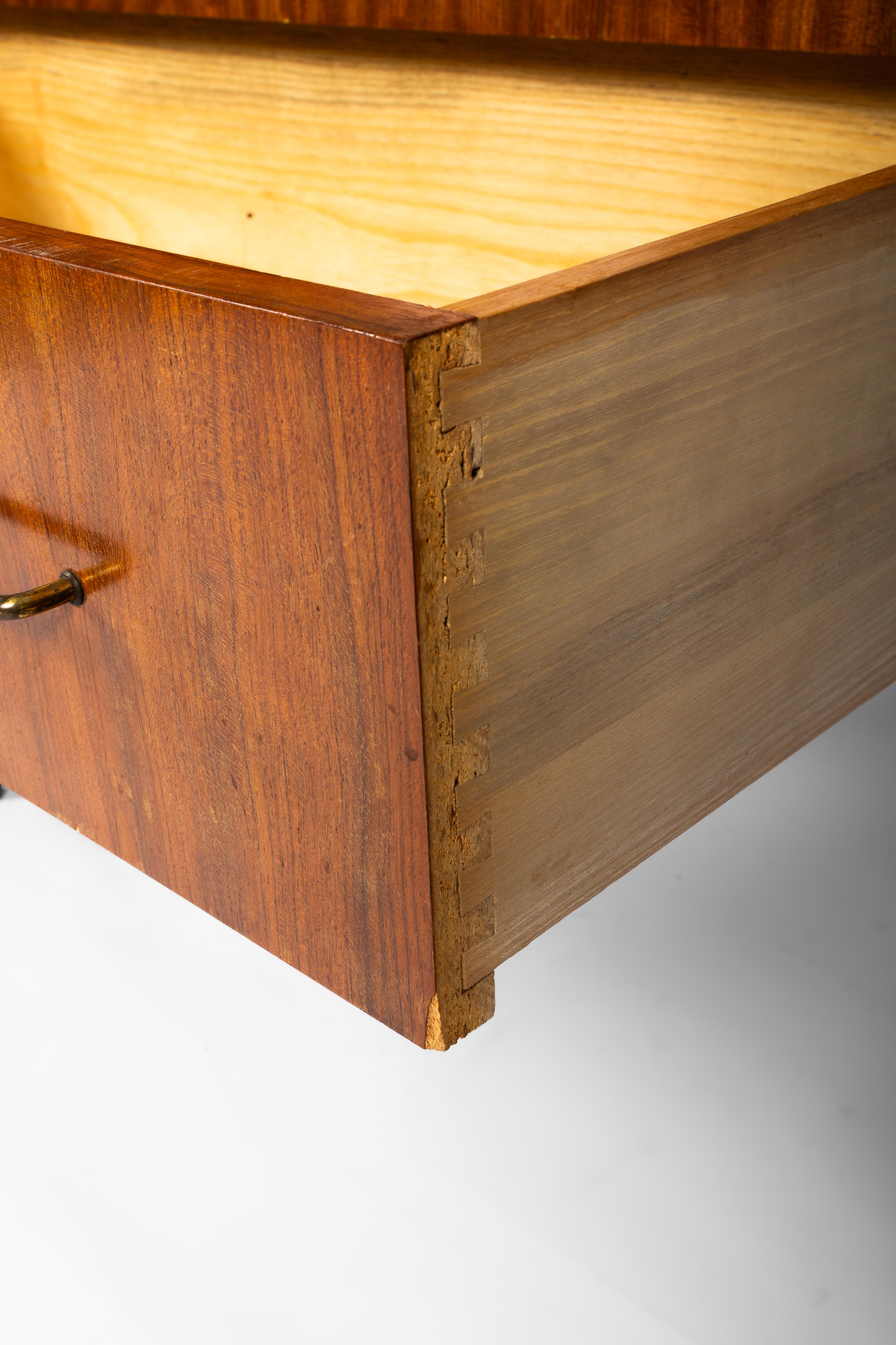 XX secolo Mobile bar di metà secolo in legno di Wood Wood di Alfred Hendrickx 1958 in vendita