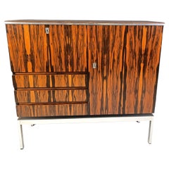 Mid century bar cabinet in exotic wood, 1960s