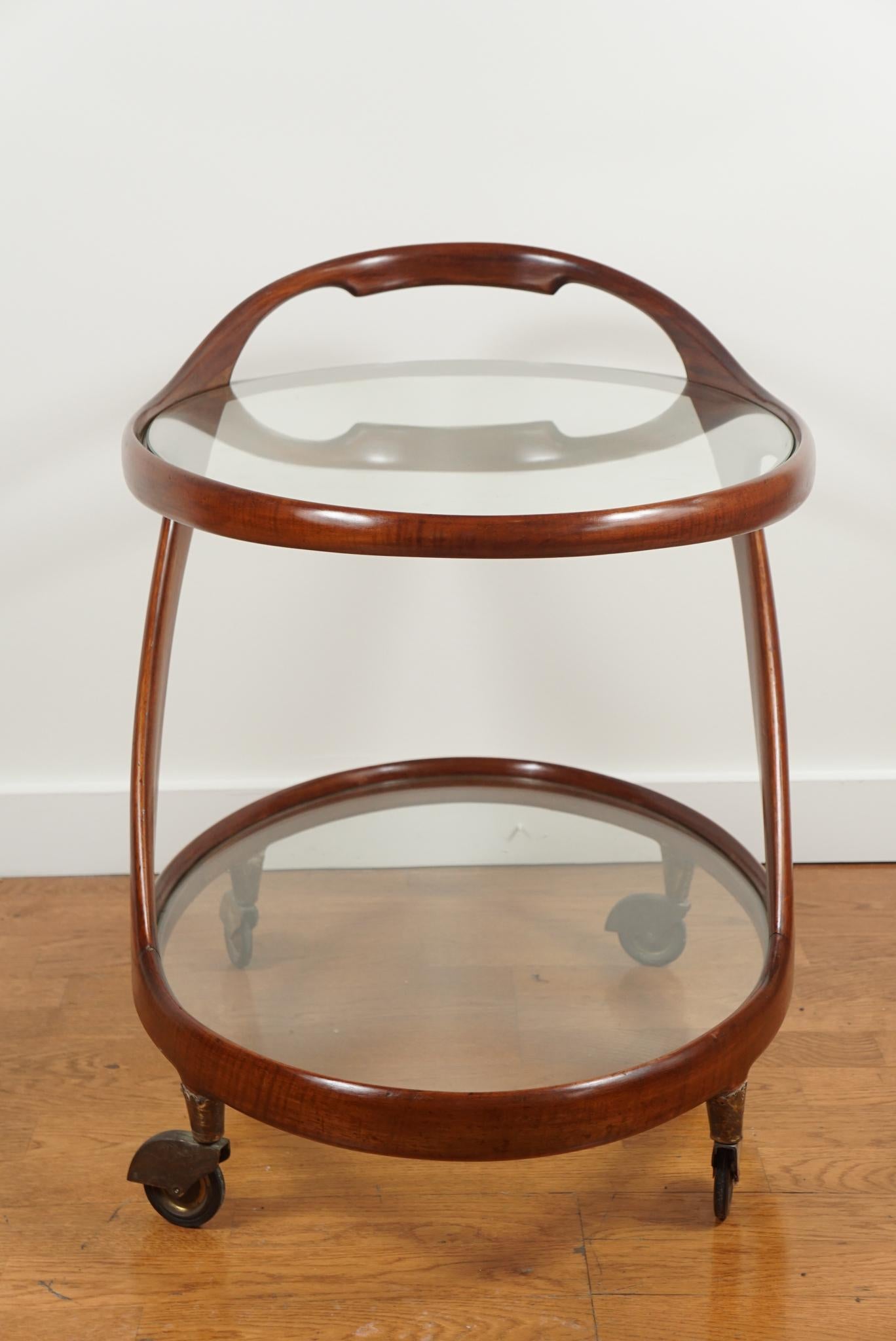 Italian Midcentury Bar Cart by Paola Buffa