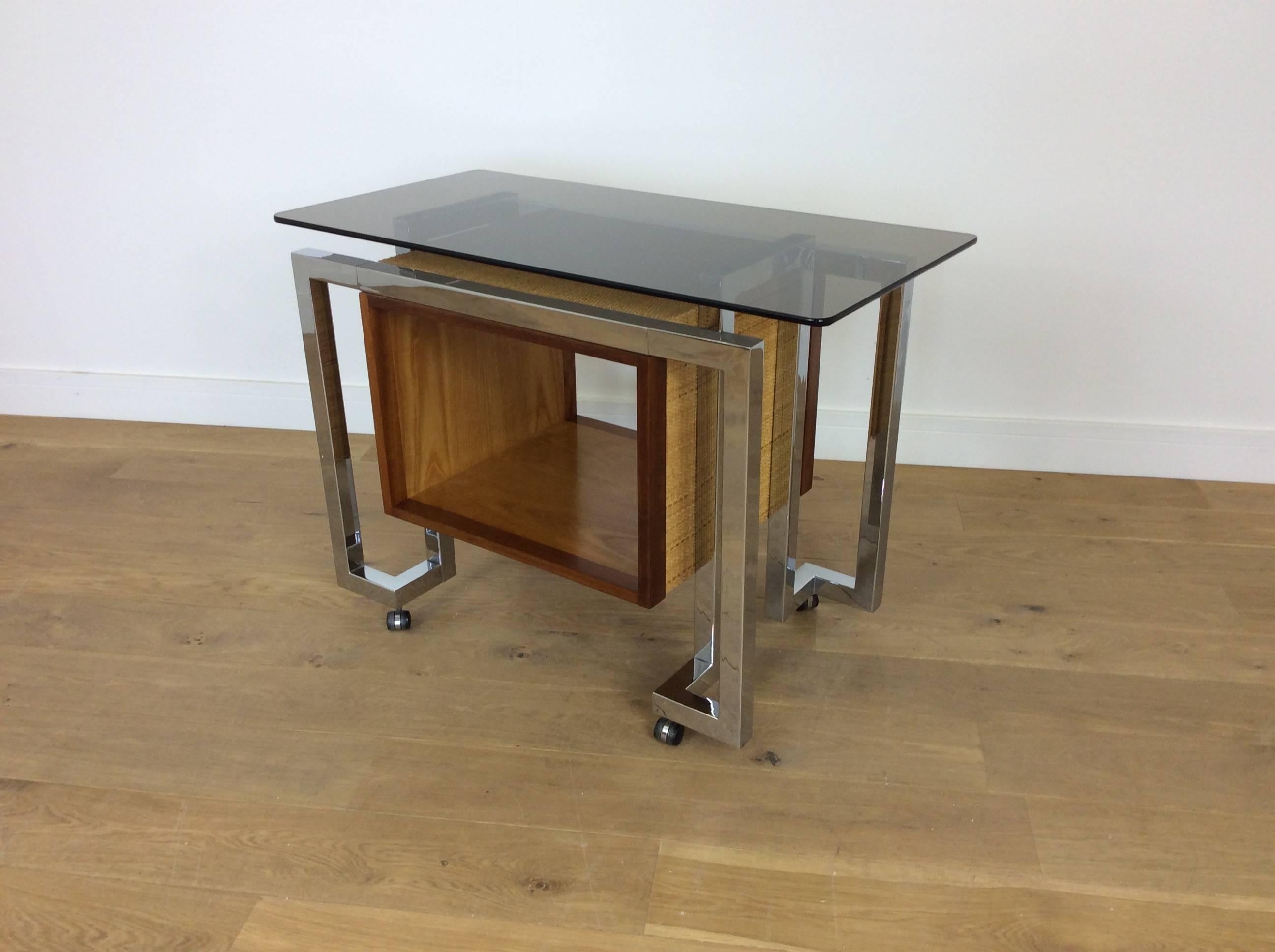 20th Century Midcentury Bar Cart Designed by Tim Bates for Pieff