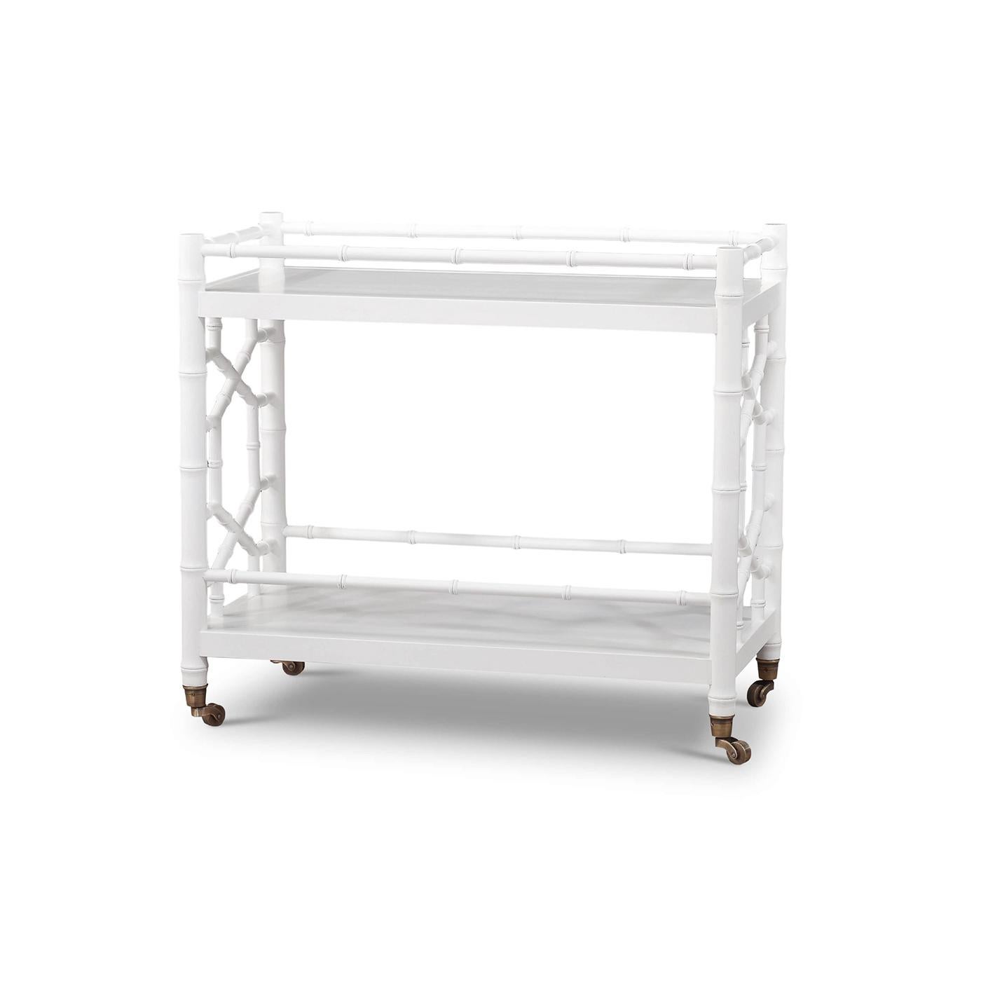 Mid Century Bar Cart In New Condition For Sale In Westwood, NJ