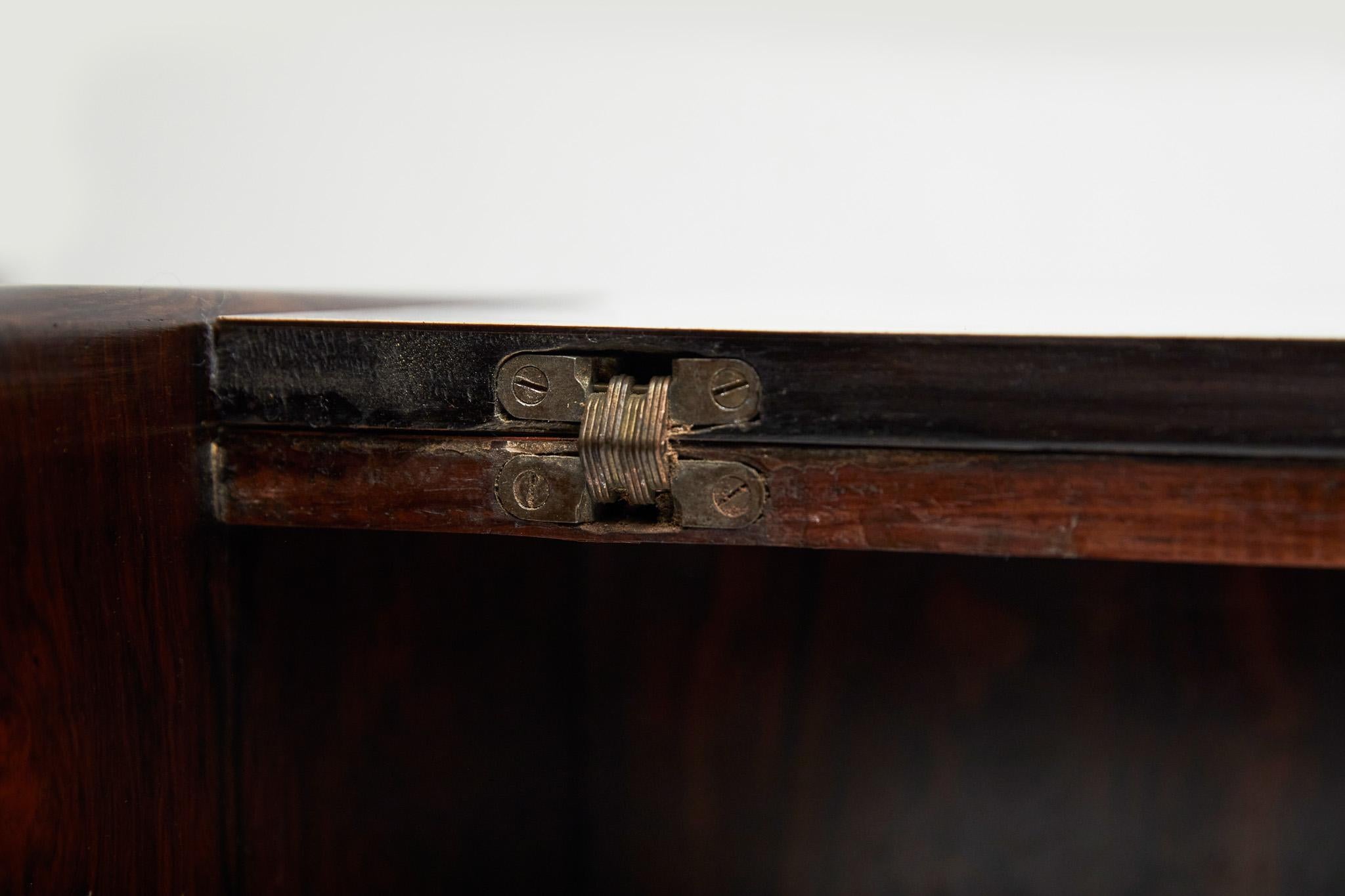 Midcentury Modern Bar Cart in Hardwood & White Shelves. Sergio Rodrigues, Brazil For Sale 2