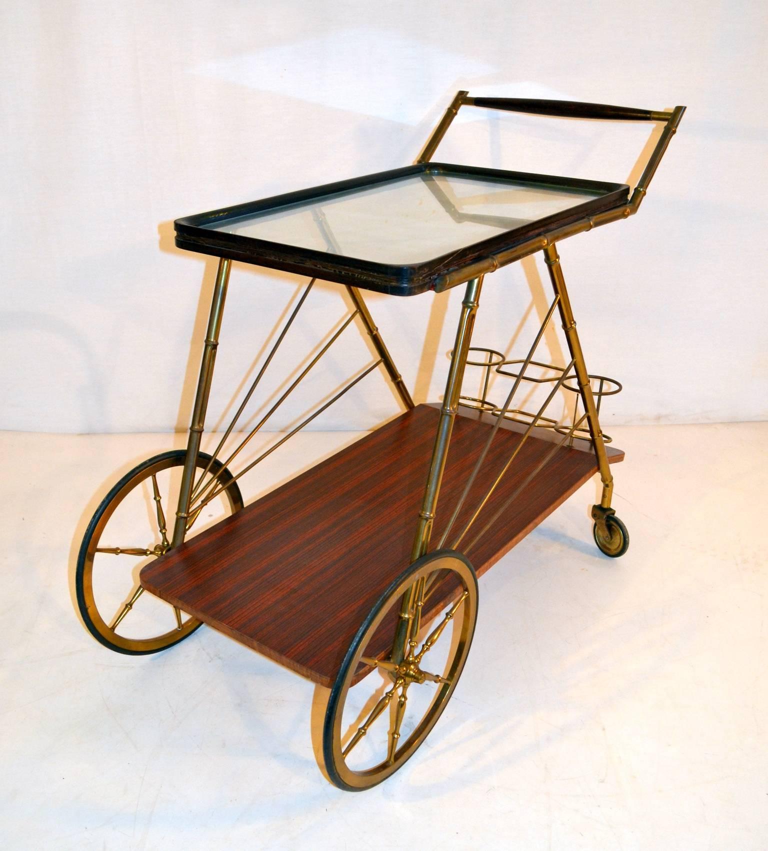 Mid-Century Modern Midcentury Bar Cart Italy