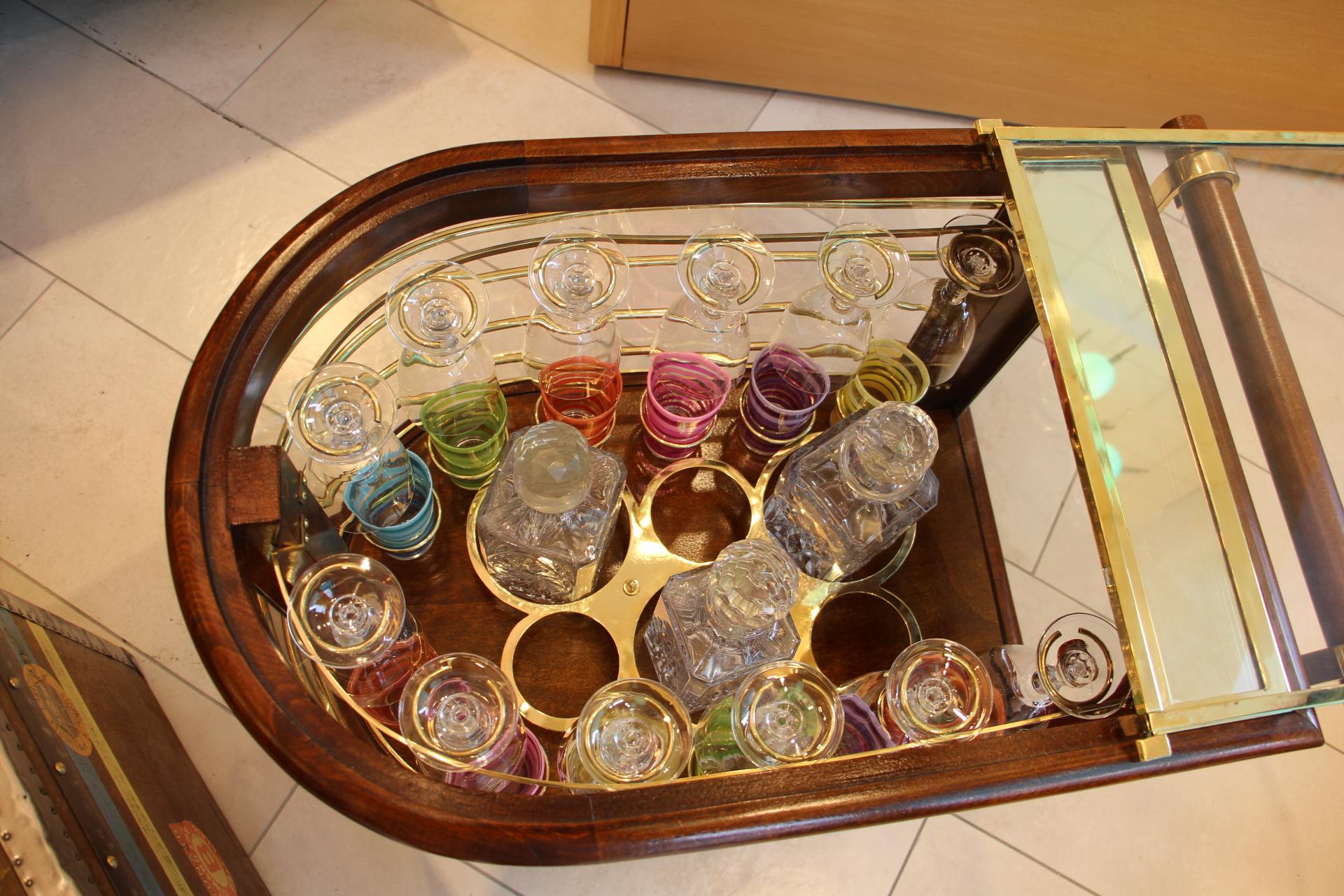 Mid-Century Bar Cart / Trolley, Louis Sognot, France, 1960's 7