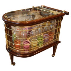 Mid-Century Bar Cart / Trolley, Louis Sognot, France, 1960's