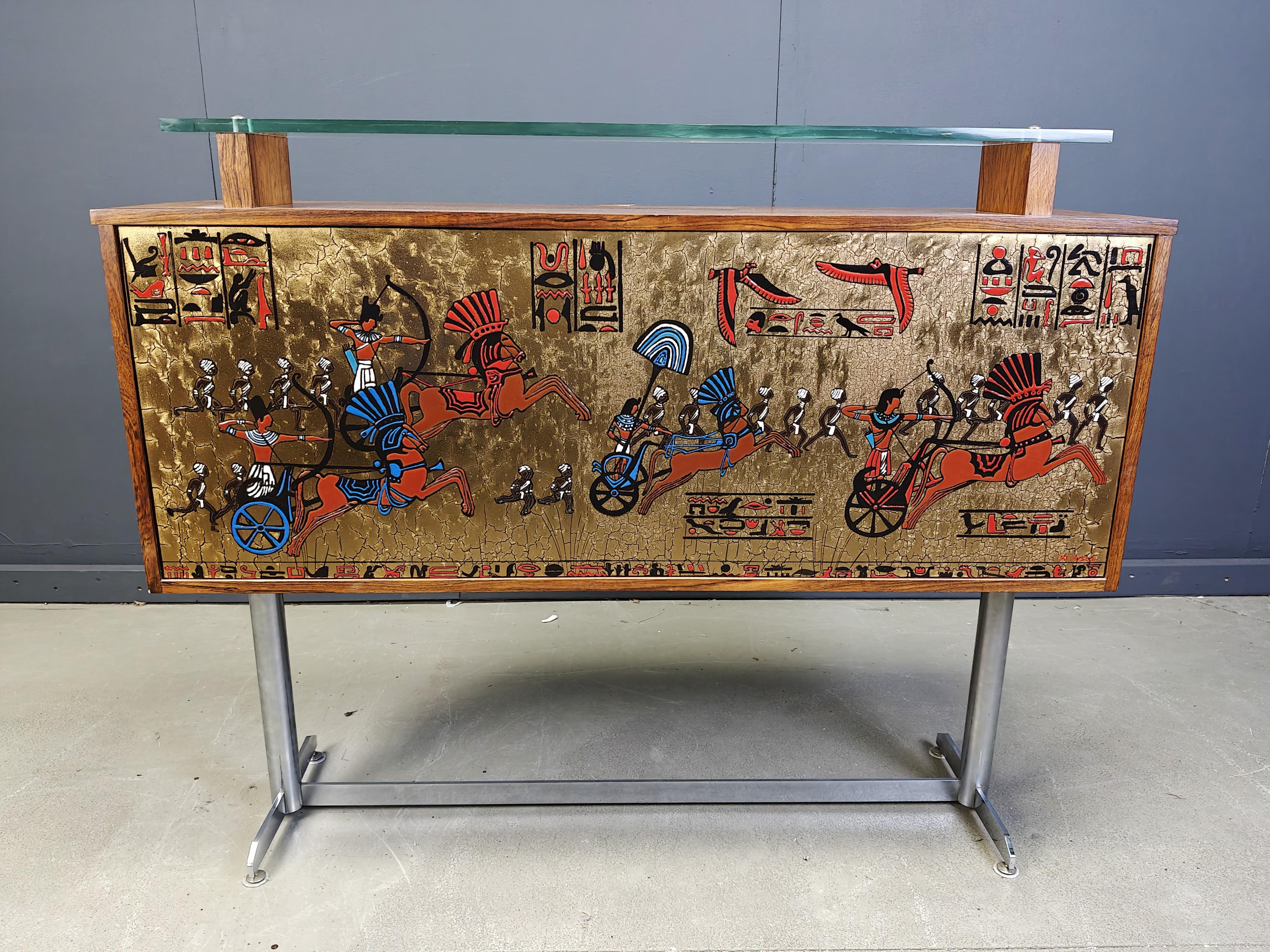 Belgian Mid century bar counter by Denisco, 1960s For Sale