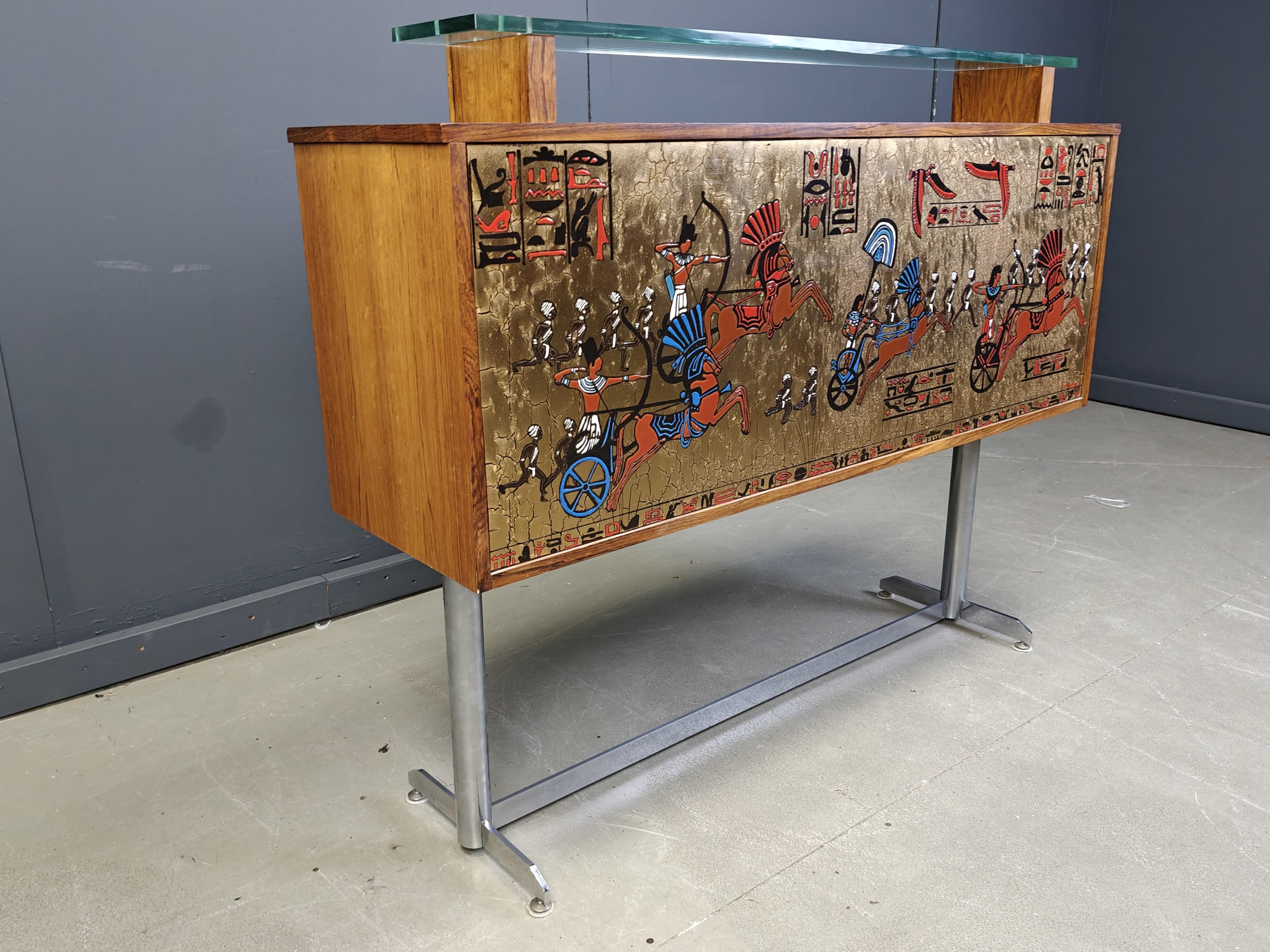 Ceramic Mid century bar counter by Denisco, 1960s For Sale