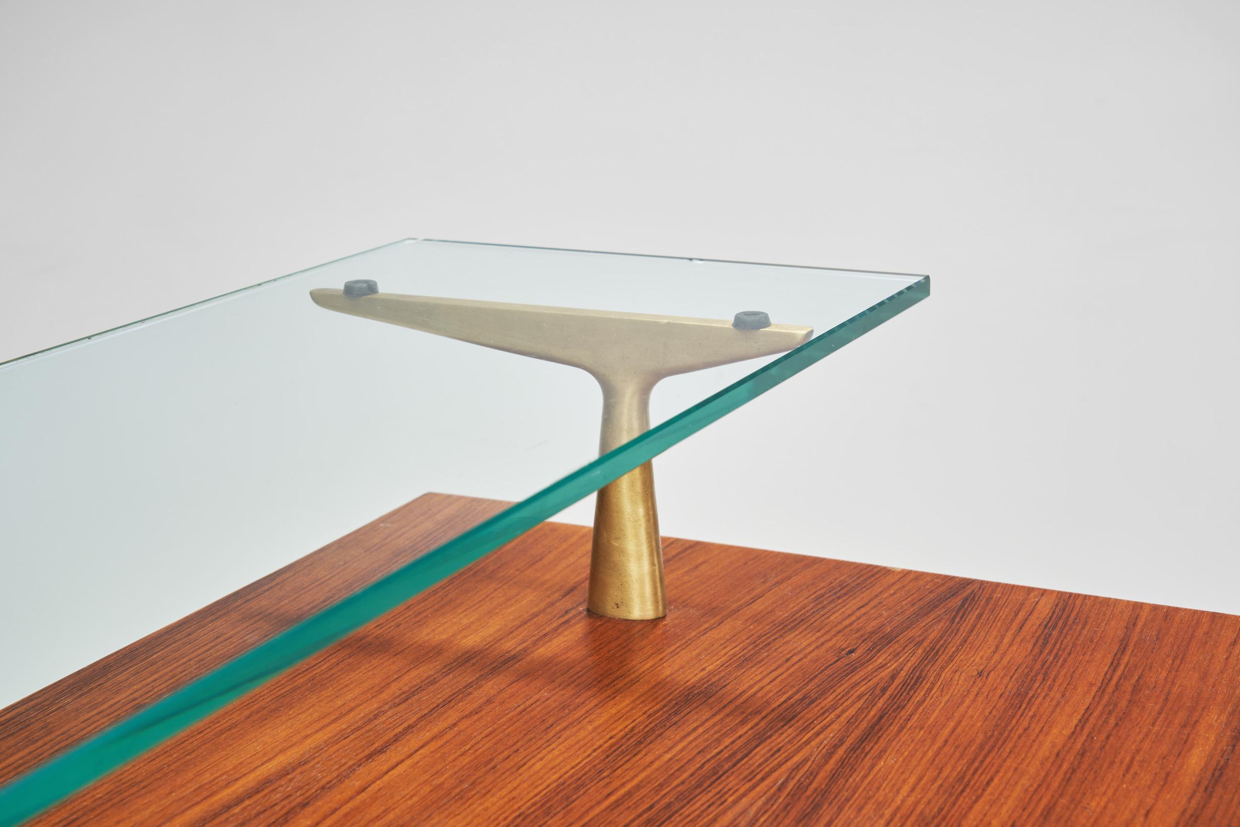 Mid-Century Bar Counter by Luigi Scremin (Attr.), Italy 1950s For Sale 1